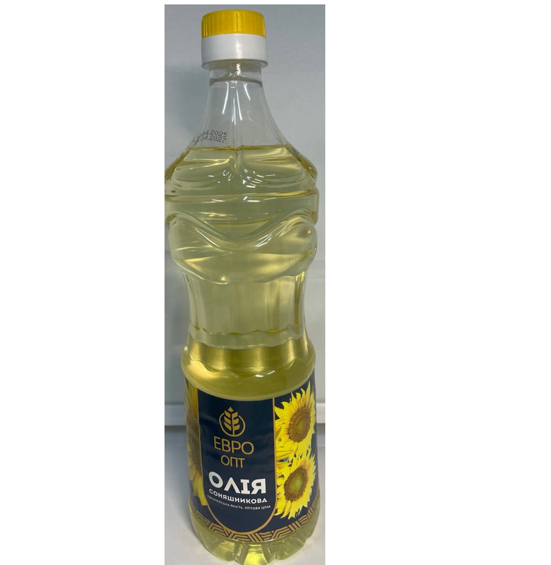 Олія соняшникова ЕВРО ОПТ , 1 л (920г)